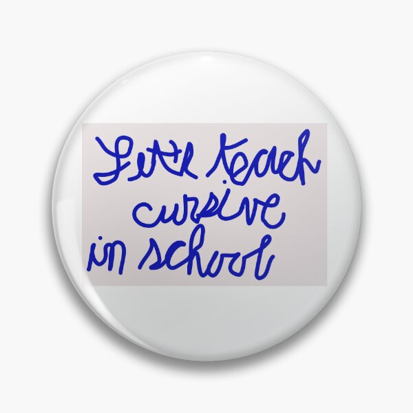 Item preview, Let's teach cursive in school designed and sold by mntimg.