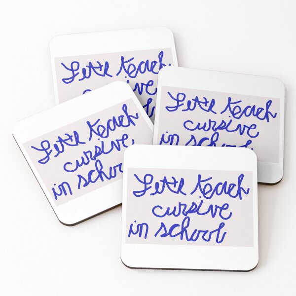 Item preview, Let's teach cursive in school designed and sold by mntimg.