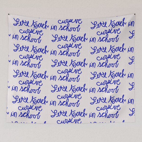 Item preview, Let's teach cursive in school designed and sold by mntimg.