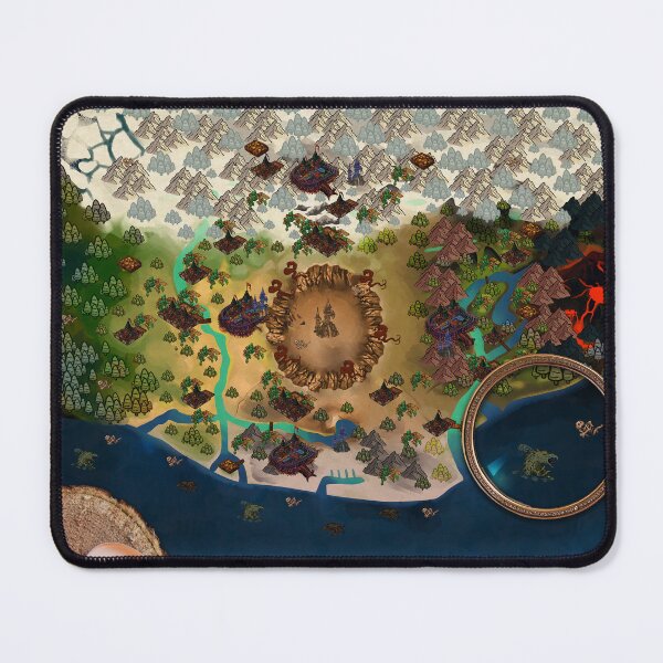 Item preview, Canvas of Fate Map designed and sold by angsty-angst.