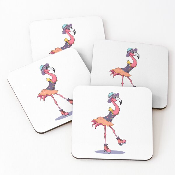 Item preview, Groovy Flamingo on Wheels designed and sold by DaniArtDesign81.