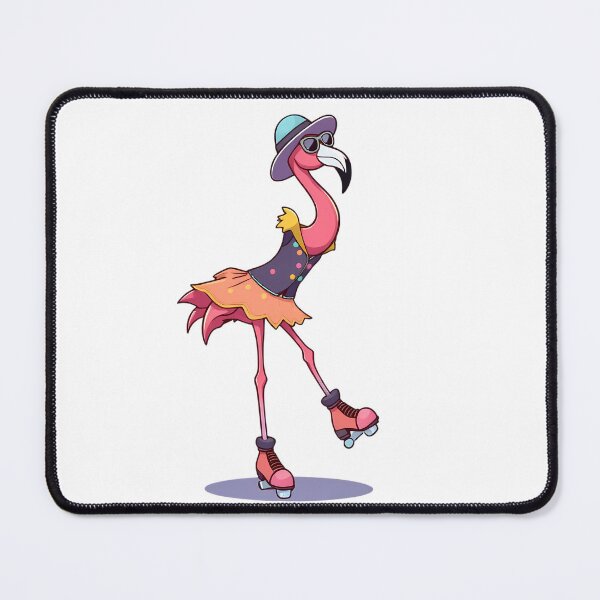 Item preview, Groovy Flamingo on Wheels designed and sold by DaniArtDesign81.