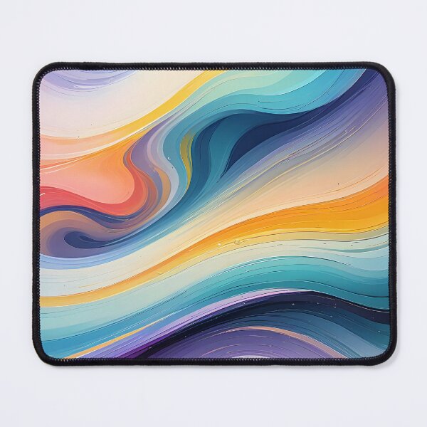 Item preview, Abstract Art Colour Blending Waves designed and sold by debbiedwarika.