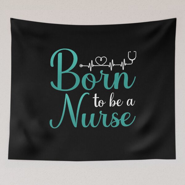 Item preview, Born to be a Nurse – Inspirational Nursing Pride designed and sold by MuniraWearify.