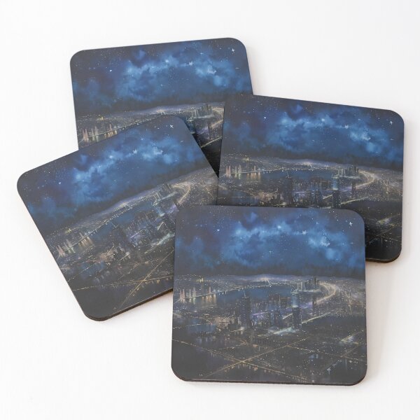 Item preview, Starlit Metropolis designed and sold by ArtscapeProductions.