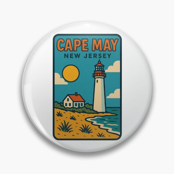 Item preview, Cape May New Jersey Decal designed and sold by Decal Mania.