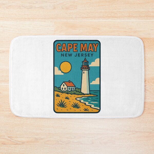 Item preview, Cape May New Jersey Decal designed and sold by Decal Mania.