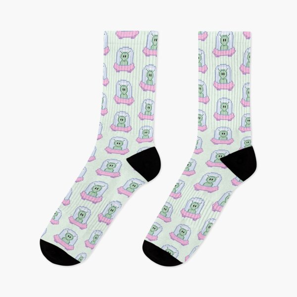 Item preview, Cute Pixel Alien in UFO – Pastel Space Invader  designed and sold by Heavenly-Cloudz.