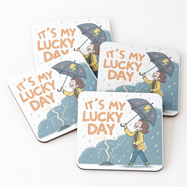Item preview, It's my lucky day in a rain  designed and sold by Lucky 777.