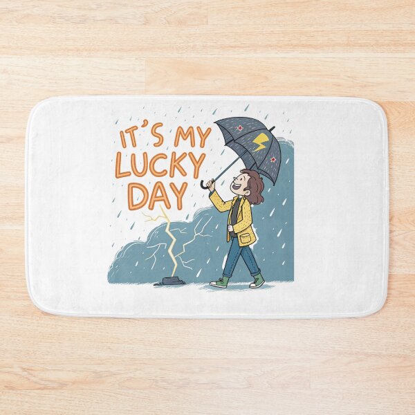 Item preview, It's my lucky day in a rain  designed and sold by Lucky 777.