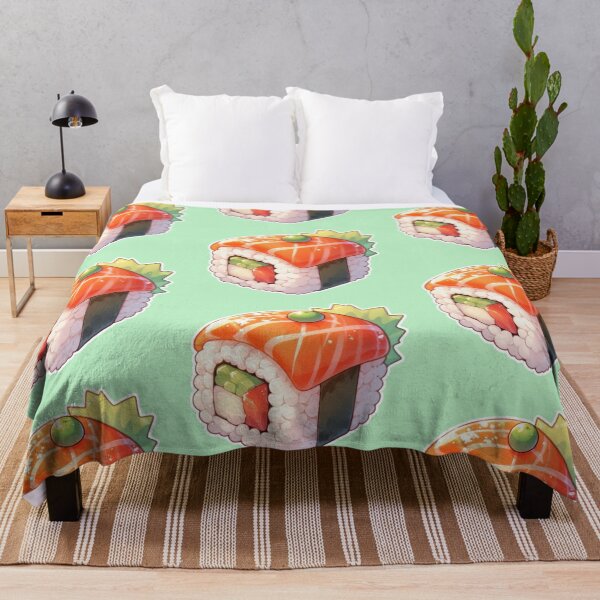 Item preview, Kawaii Sushi Manga Anime – Cute Chibi Japanese Food designed and sold by Sugar Wisdom .