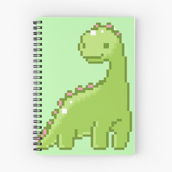 Item preview, Adorable Green Pixel Dinosaur – Retro Dino designed and sold by Heavenly-Cloudz.