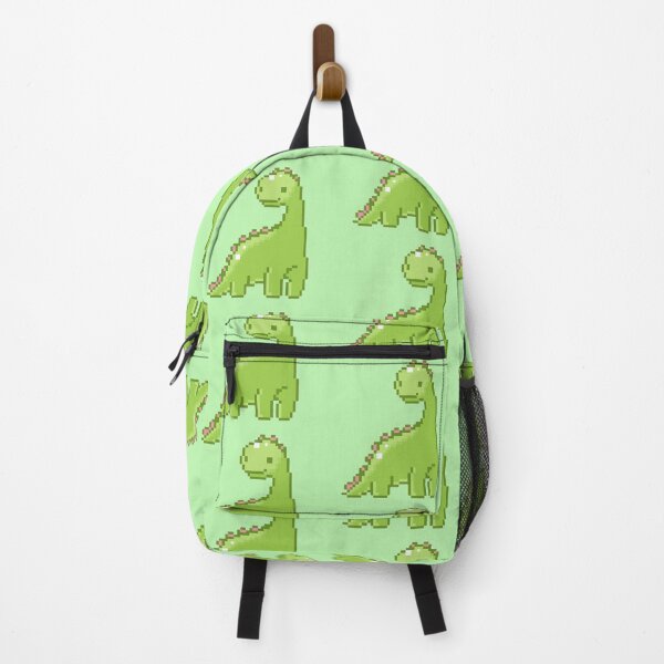 Item preview, Adorable Green Pixel Dinosaur – Retro Dino designed and sold by Heavenly-Cloudz.