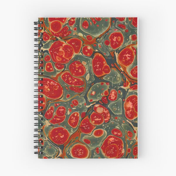 Item preview, Vintage Marbled Decorative Paper: Traditional Bookbinding Endpaper Design designed and sold by PinUpPizzazz.