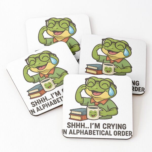Item preview, Shhh… I’m Crying in Alphabetical Order designed and sold by FunnySignalStudio.