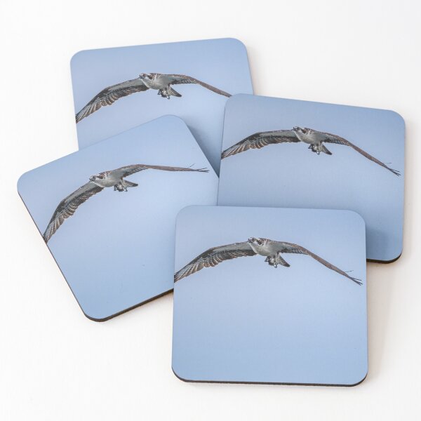 Item preview, Osprey with fish against clear blue sky designed and sold by lisavonbiela.