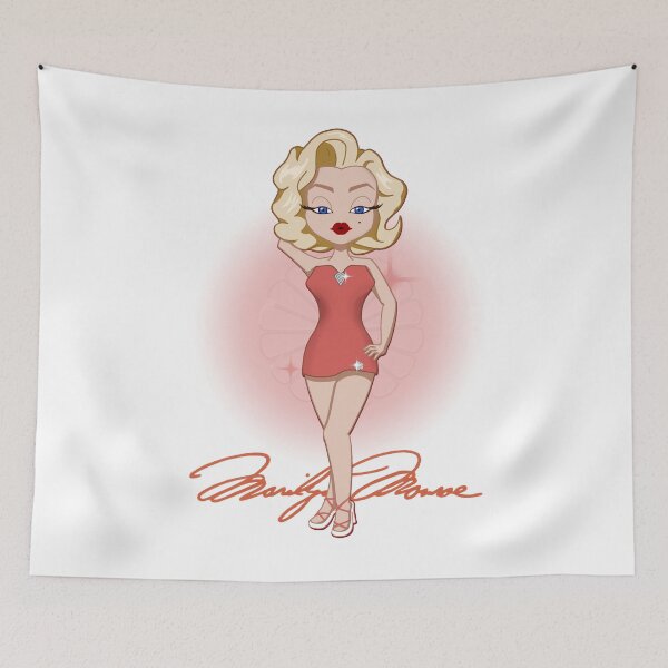 Item preview, Marilyn Monroe Cartoon Style Illustration - Bratz doll marilyn monroe designed and sold by Monroe Store.