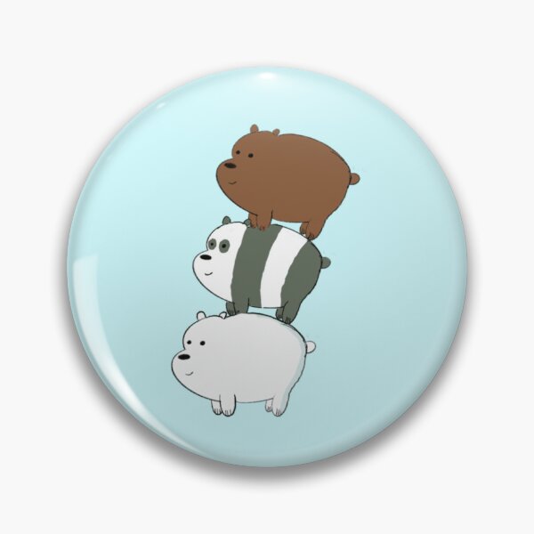 Item preview, we bare bears inspo sticker designed and sold by cheeesesoup.