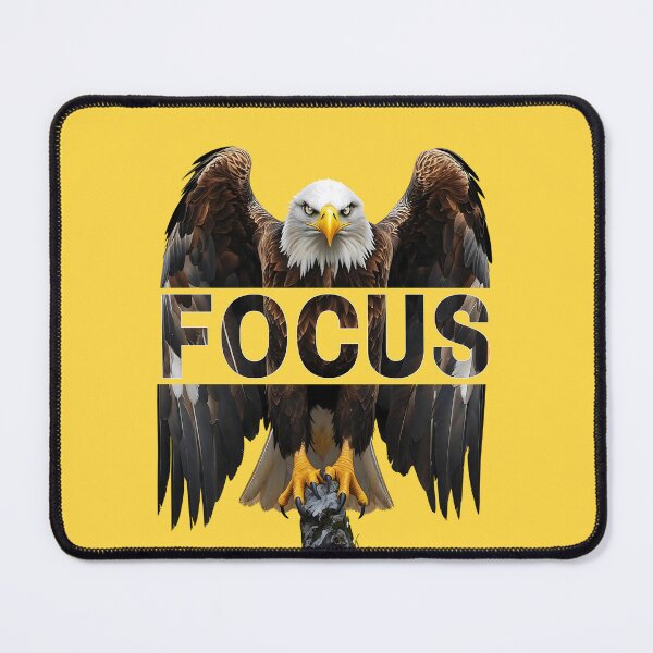 Item preview, FOCUS Eagle – Fierce Bald Eagle Motivational Design designed and sold by Yuli Club.
