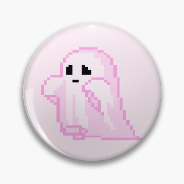 Item preview, Cute Pink Pixel Ghost – Kawaii Pastel Spooky designed and sold by Heavenly-Cloudz.
