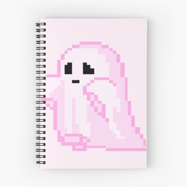 Item preview, Cute Pink Pixel Ghost – Kawaii Pastel Spooky designed and sold by Heavenly-Cloudz.