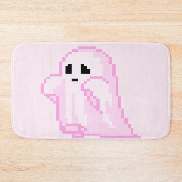 Item preview, Cute Pink Pixel Ghost – Kawaii Pastel Spooky designed and sold by Heavenly-Cloudz.