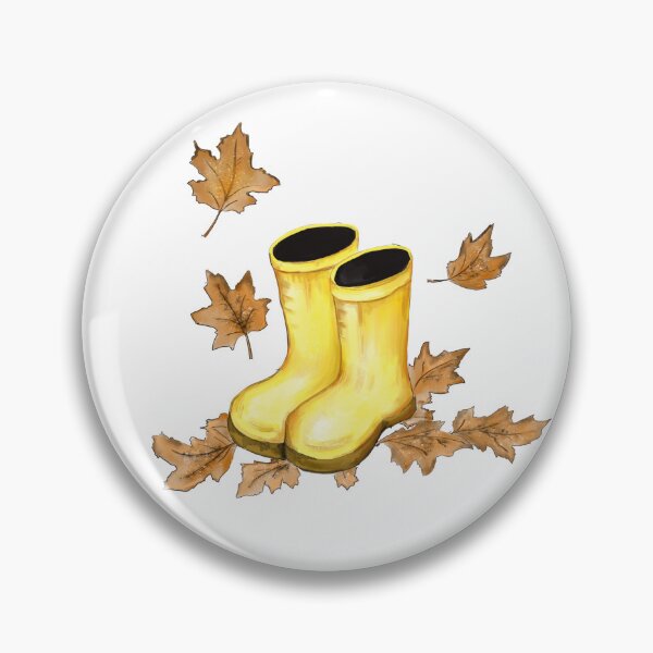 Item preview, Autumn boots and autumn leaves sticker designed and sold by emyna_2217.