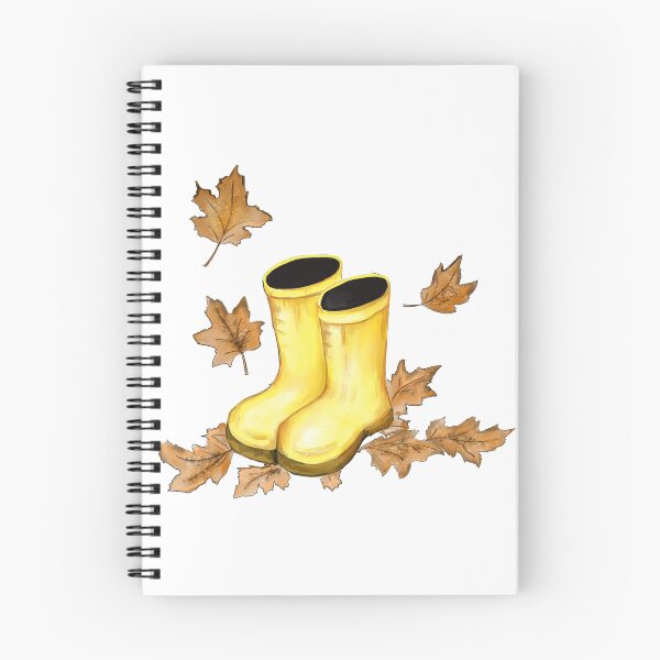 Item preview, Autumn boots and autumn leaves sticker designed and sold by emyna_2217.