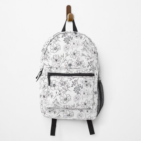 Item preview, Black Floral Seamless Line Art designed and sold by BDG.