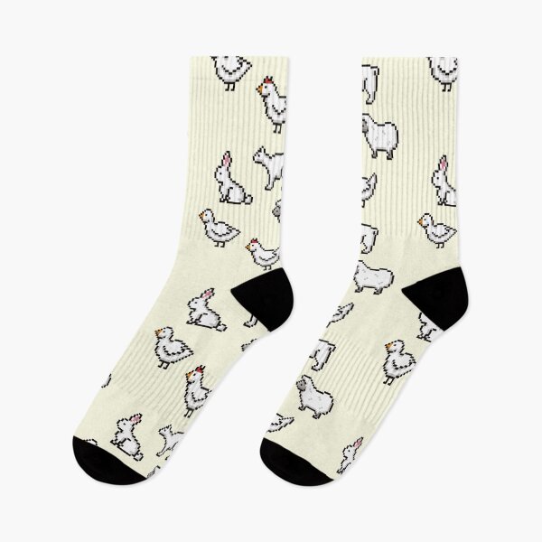 Item preview, Cute Pixel Farm Animals – Bunny, Goat, Chicken, Duck & Sheep designed and sold by Heavenly-Cloudz.