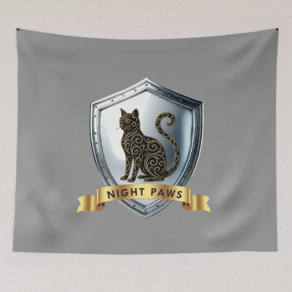 Item preview, Night Paws Crest, Guardian of the Shadows designed and sold by Highlandkings.