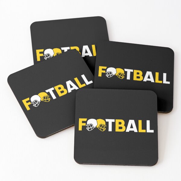Item preview, Black and Yellow Football designed and sold by SimplyJamee.
