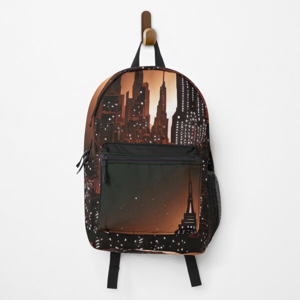 Item preview, Nightscape Skyline (Amber) designed and sold by CleverCulture.