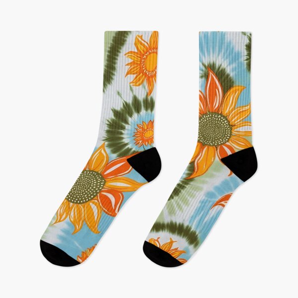 Item preview, Sunflower Tie-Dye Spiral Pattern designed and sold by Homekero.