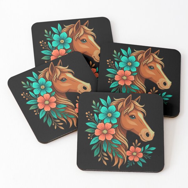 Item preview, Floral Majesty Horse designed and sold by SoftStyleStudio ⭐⭐⭐.