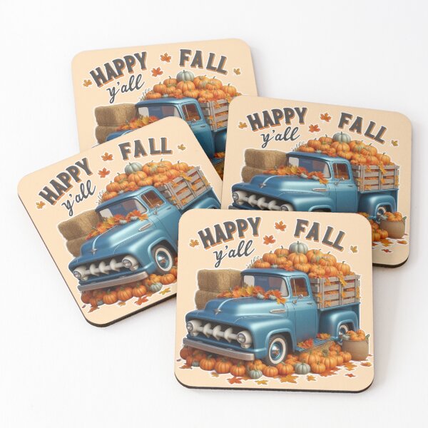 Item preview, Happy Fall Y'all - Country Truck - Pumpkins  designed and sold by binspired2shop.