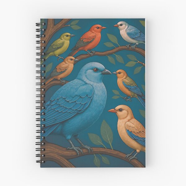 Item preview, Brilliant songbirds of many colors gather in harmony. designed and sold by ArdenArt.