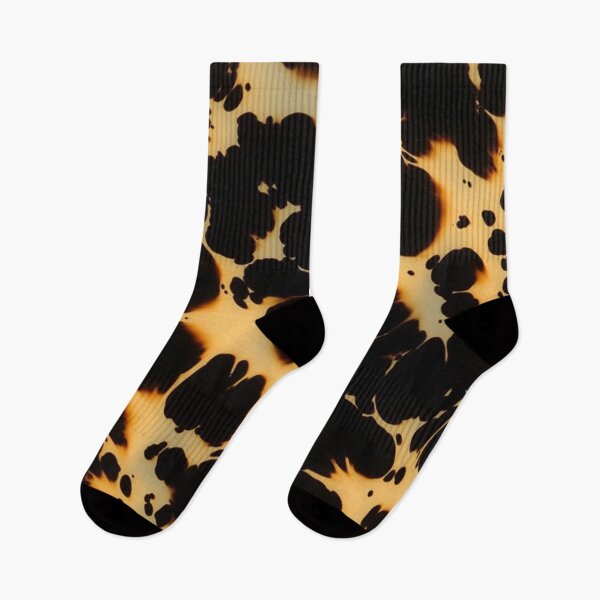 Item preview, Tortoiseshell Pattern Warm Amber and Black Organic Spots designed and sold by trajeado14.