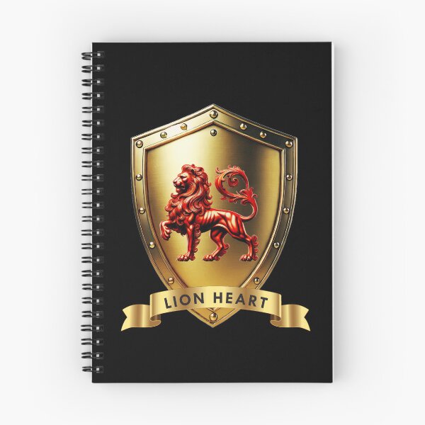 Item preview, Lion Heart Crest – Courage of the King designed and sold by Highlandkings.