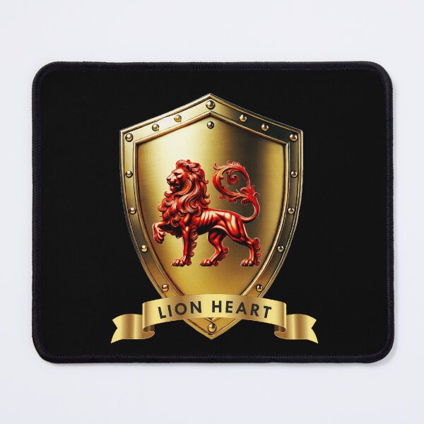 Item preview, Lion Heart Crest – Courage of the King designed and sold by Highlandkings.