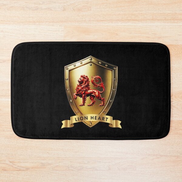 Item preview, Lion Heart Crest – Courage of the King designed and sold by Highlandkings.