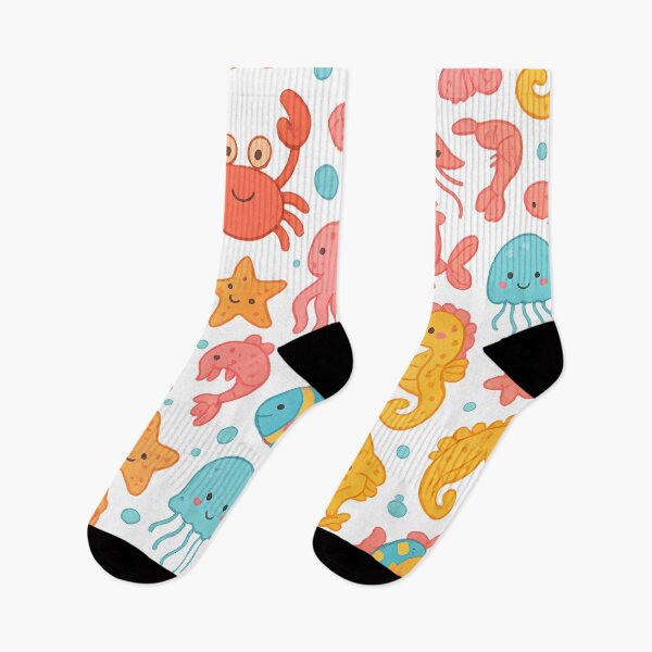 Item preview, Cute Underwater Friends – Seamless Ocean Animals Pattern for Kids designed and sold by BloomOfDesign.