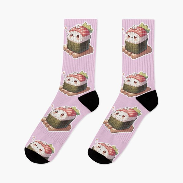 Item preview, Kawaii Sushi Manga Anime – Cute Chibi Japanese Food designed and sold by Sugar Wisdom .