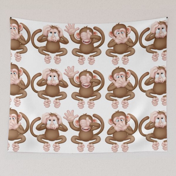 Item preview, Don't see, don't hear, don't speak designed and sold by ArtelPrints.