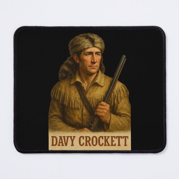 Item preview, Davy Crockett – Legendary Texan Frontiersman | Texas History & Alamo Hero designed and sold by jelonkaa.