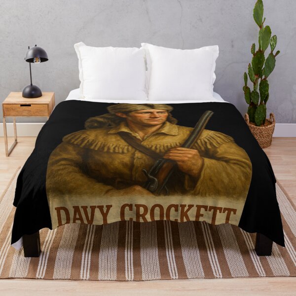 Item preview, Davy Crockett – Legendary Texan Frontiersman | Texas History & Alamo Hero designed and sold by jelonkaa.