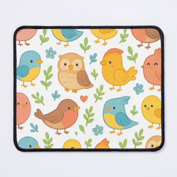 Item preview, Adorable Birds – Seamless Cartoon Bird Pattern for Kids designed and sold by BloomOfDesign.