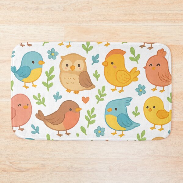 Item preview, Adorable Birds – Seamless Cartoon Bird Pattern for Kids designed and sold by BloomOfDesign.