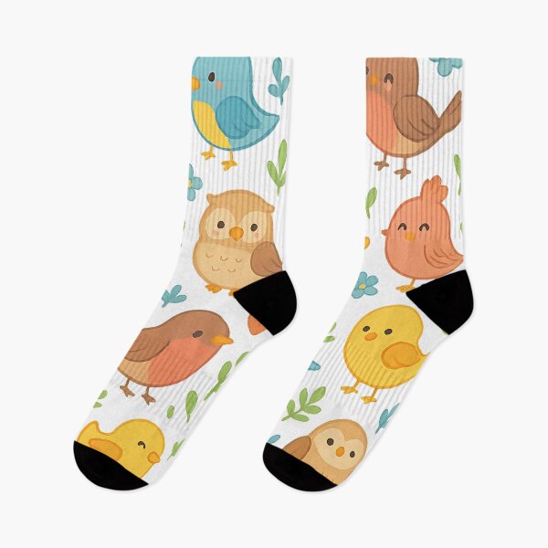 Item preview, Adorable Birds – Seamless Cartoon Bird Pattern for Kids designed and sold by BloomOfDesign.