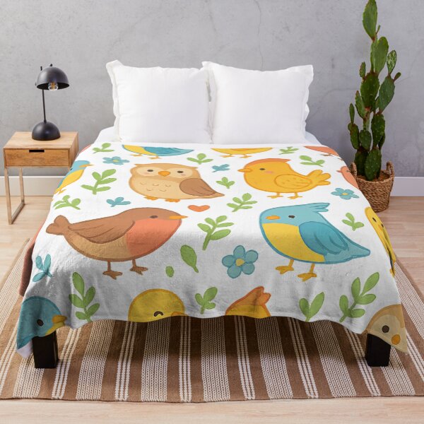 Item preview, Adorable Birds – Seamless Cartoon Bird Pattern for Kids designed and sold by BloomOfDesign.